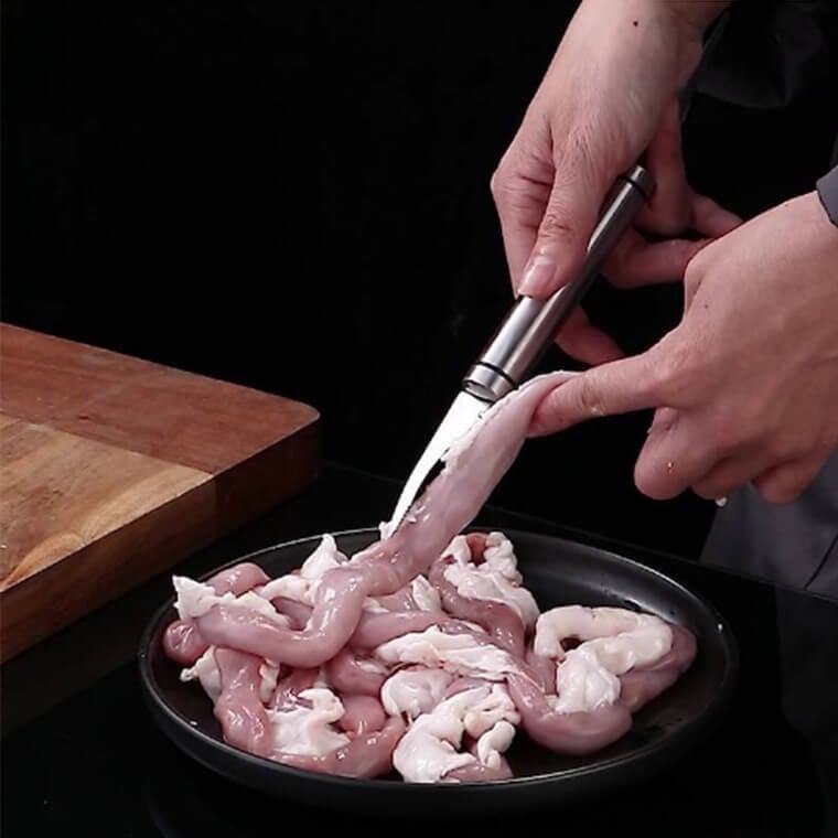 5 in 1 multifunctional shrimp line fish maw knife