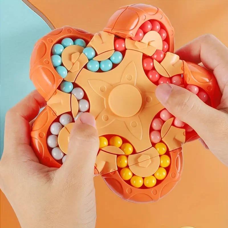 🚨Hot Sale 49%OFF🚨 2 in 1 Rotating Rubik's Cube / Magic Bean Gyro