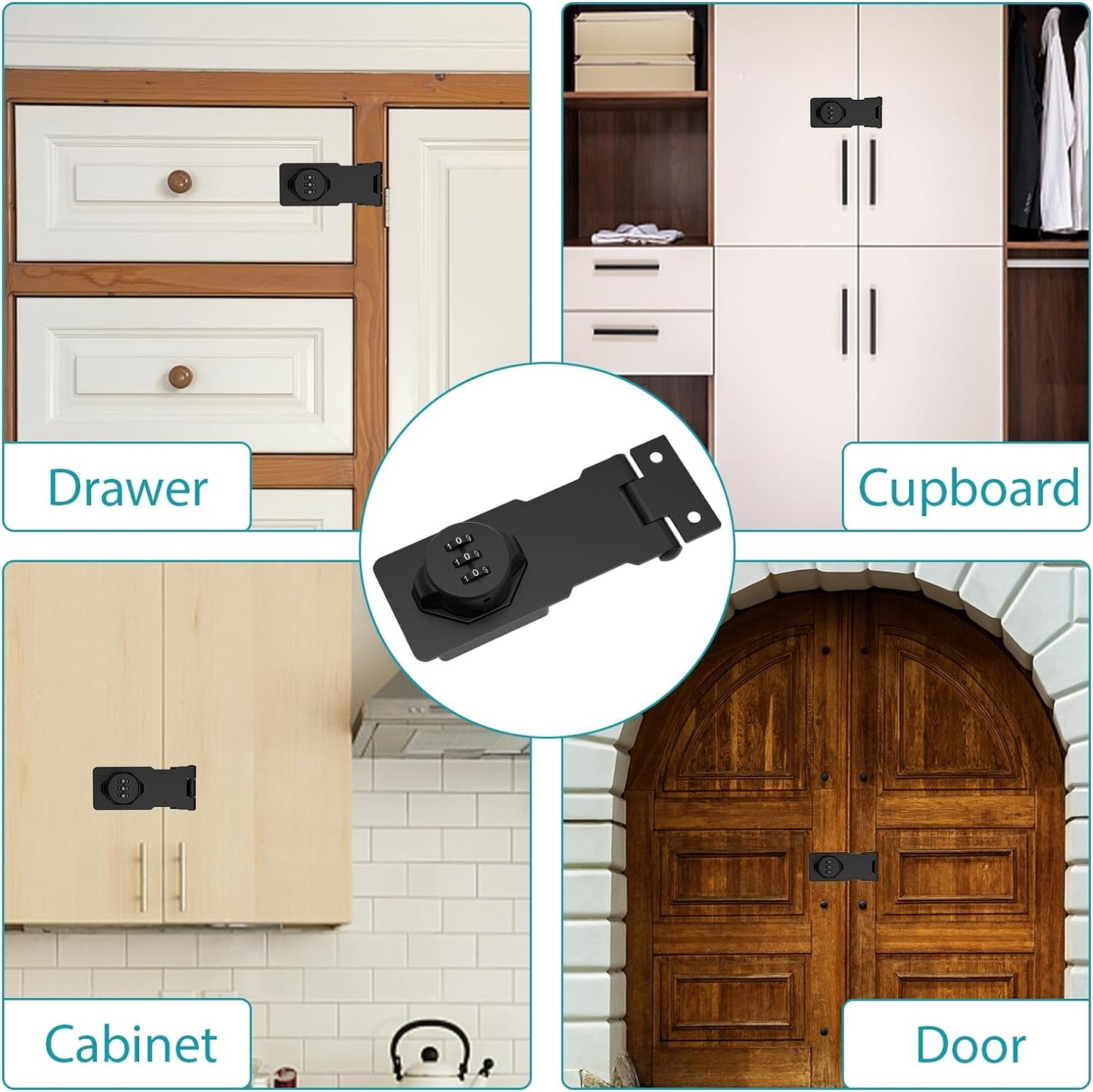 Cabinet Password Hasp Lock