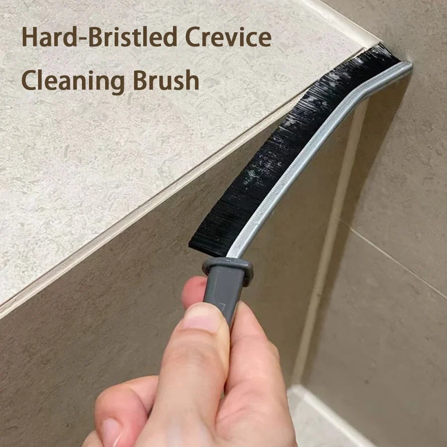 Hard-Bristled Crevice Cleaning Brush