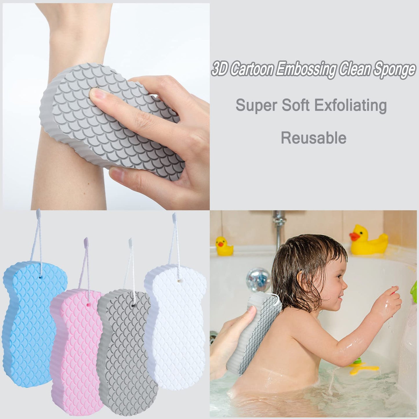 🎁 Super Soft Exfoliating Bath Sponge🧽