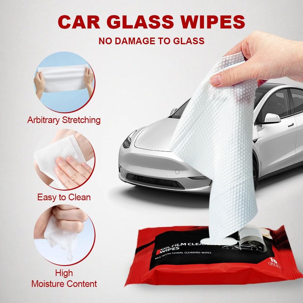 🔥Hot Sale 49% OFF - Automotive Oil Film Cleaning Brush Wipes