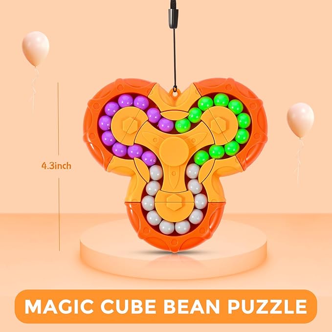 🚨Hot Sale 49%OFF🚨 2 in 1 Rotating Rubik's Cube / Magic Bean Gyro