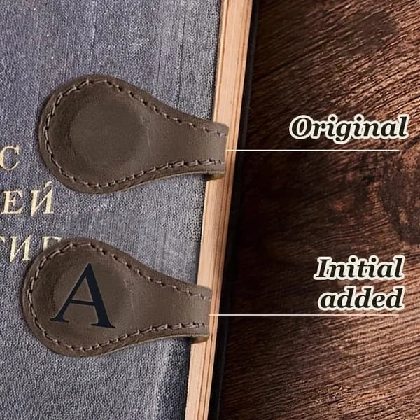 🔥Magnetic Leather Bookmark(BUY 5 FREE SHIPPING NOW)