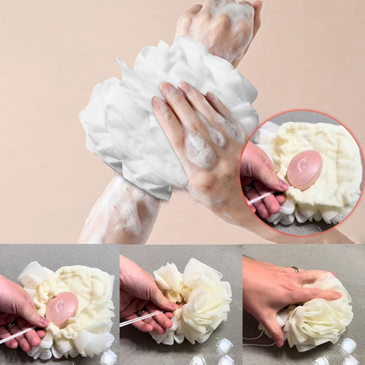 2-in-1 Bath Loofah Sponge