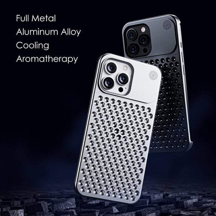 Aluminum Alloy Aromatherapy Phone Case