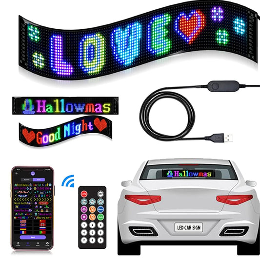 Ultra-thin flexible Bluetooth LED screen - Buy 2 Free Shipping