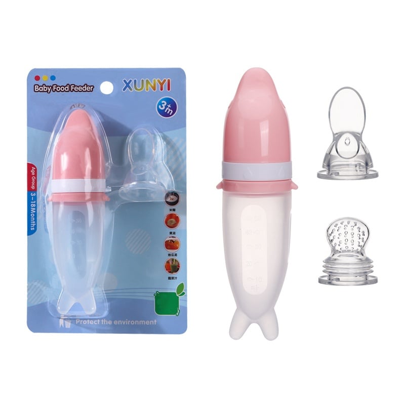 Silicone Baby Squeeze Bottle