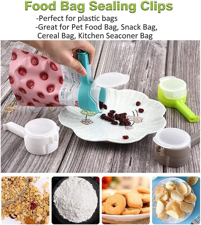 Household Food Snack Storage Sealing Pour Bag Clip