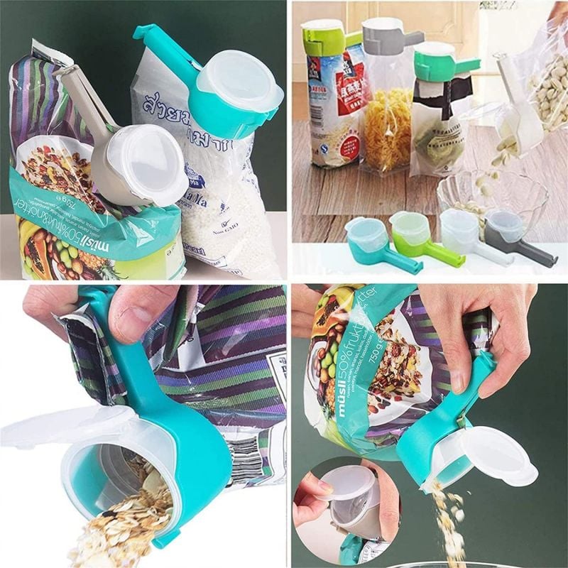 Household Food Snack Storage Sealing Pour Bag Clip