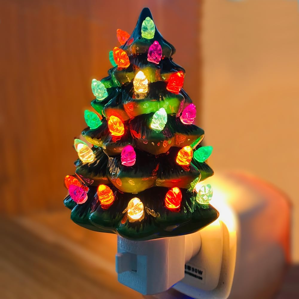 🎉EXCLUSIVE DEAL - LAST DAY 49% OFF🎄Christmas Ceramic Tree Night Light