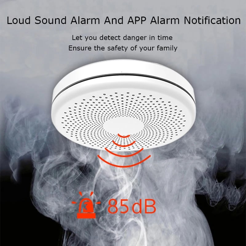 2 in 1 Version WiFi Tuya Smart Co & Smoke Detector