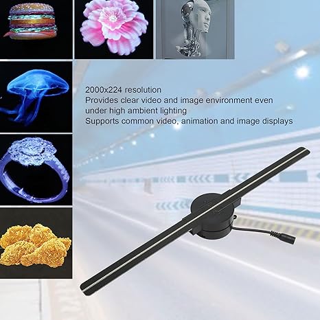 🎄Christmas Promotion 49% OFF🔥3D Hologram LED Fan Projector