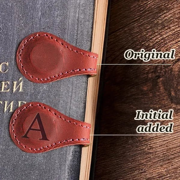 🔥Magnetic Leather Bookmark(BUY 5 FREE SHIPPING NOW)