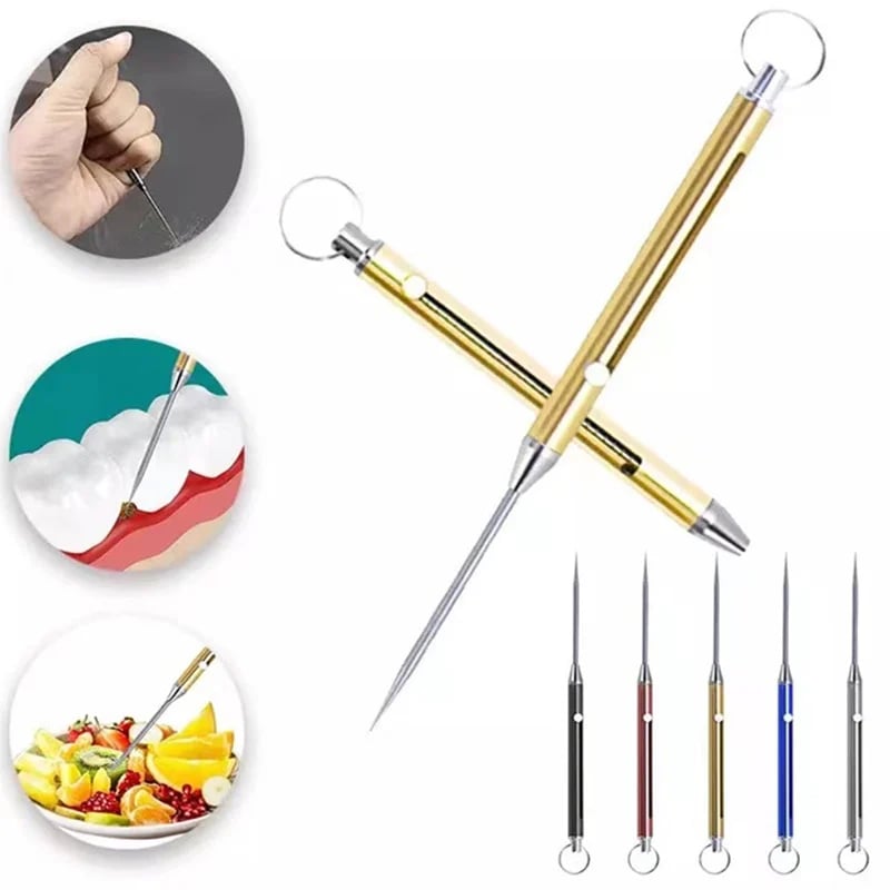 FATHER'S DAY PROMOTION - Retractable Titanium Toothpicks - BUY 4 FREE SHIPPING