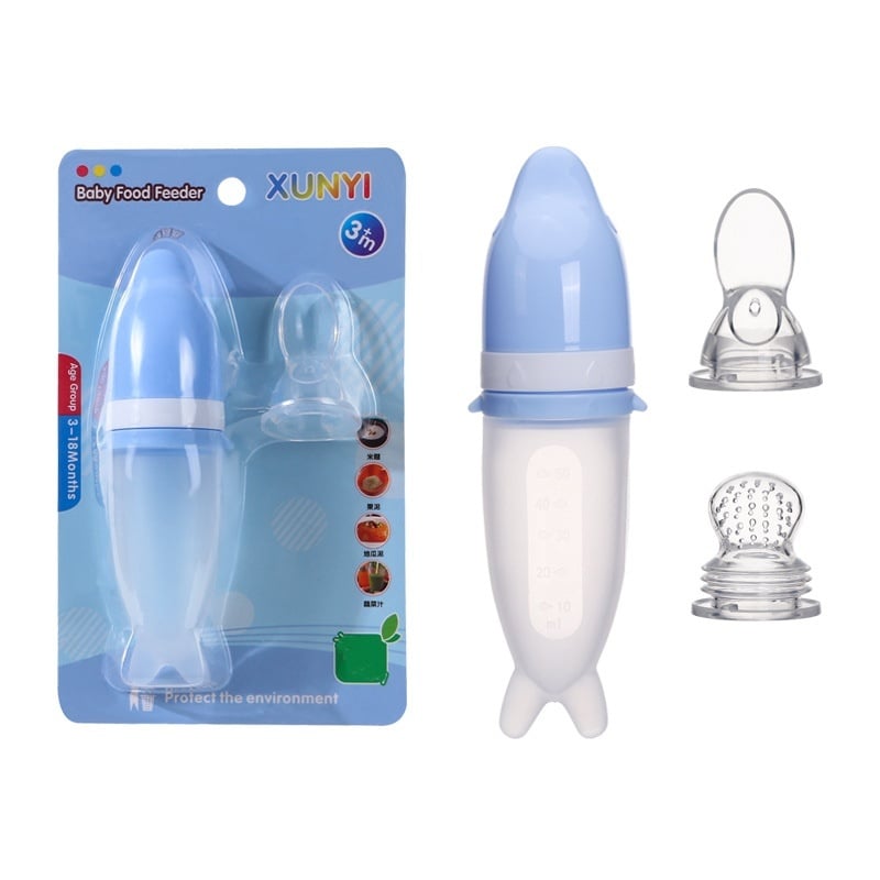 Silicone Baby Squeeze Bottle