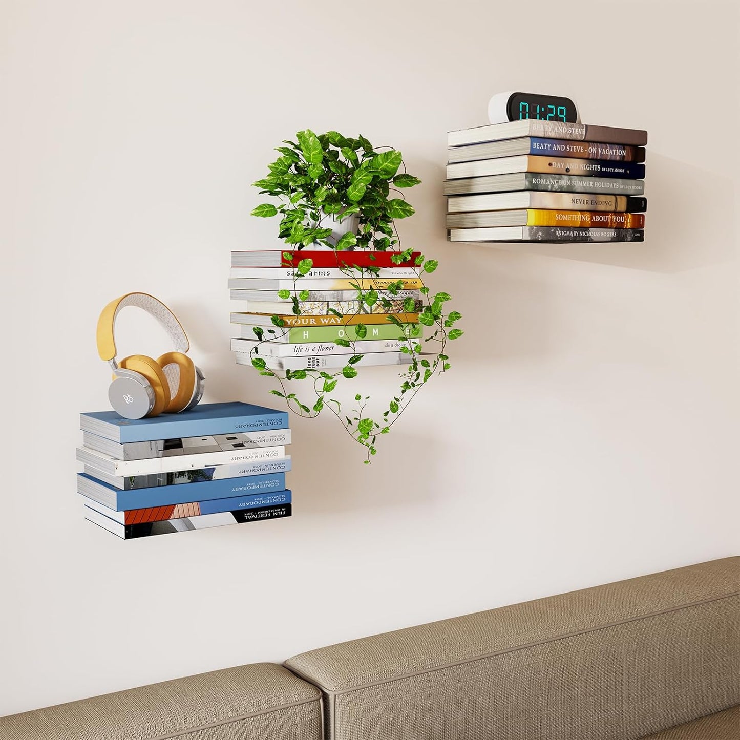 Floating Bookshelves for Wall