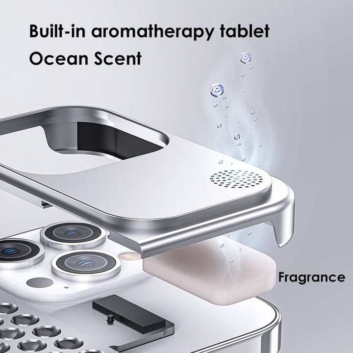 Aluminum Alloy Aromatherapy Phone Case