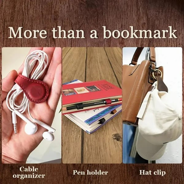 🔥Magnetic Leather Bookmark(BUY 5 FREE SHIPPING NOW)