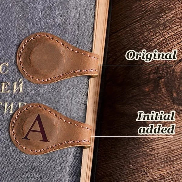 🔥Magnetic Leather Bookmark(BUY 5 FREE SHIPPING NOW)