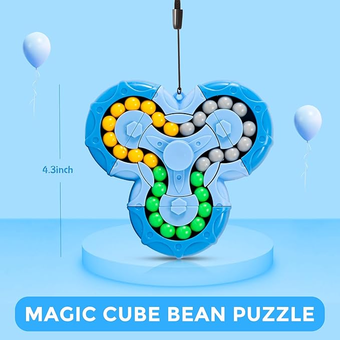 🚨Hot Sale 49%OFF🚨 2 in 1 Rotating Rubik's Cube / Magic Bean Gyro