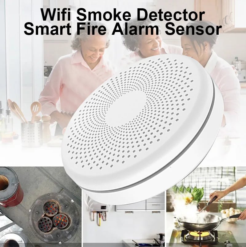 2 in 1 Version WiFi Tuya Smart Co & Smoke Detector