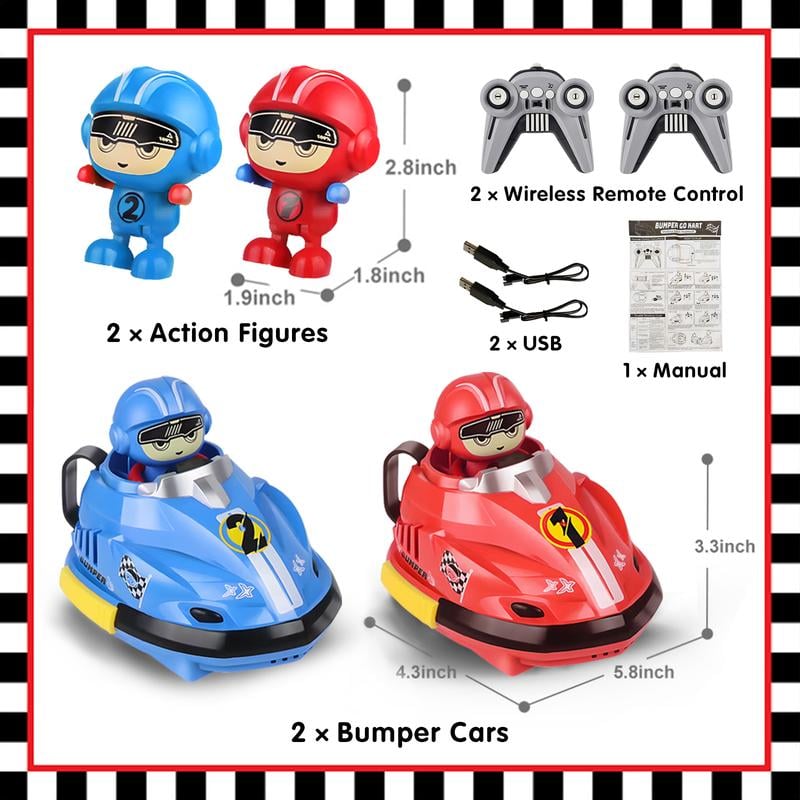 ✨LAST DAY ONLY 49% OFF🔥 Remote Control Bumper Cars