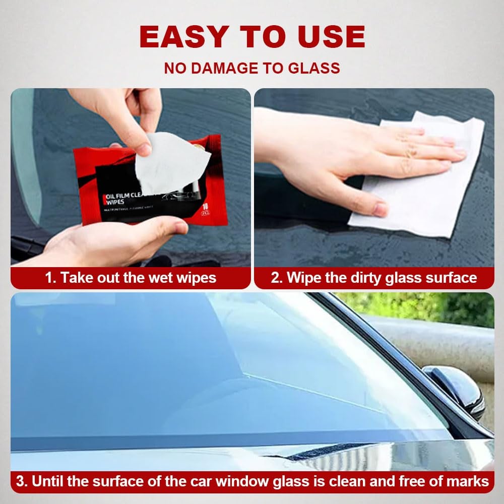 🔥Hot Sale 49% OFF - Automotive Oil Film Cleaning Brush Wipes