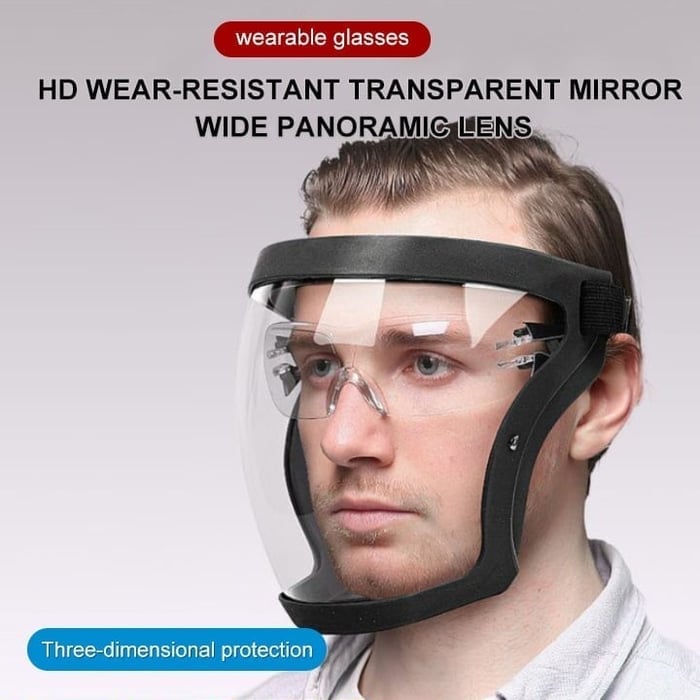 🔥Hot Sale - 49%OFF🔥Full Face Protection Large Transparent Face Shield